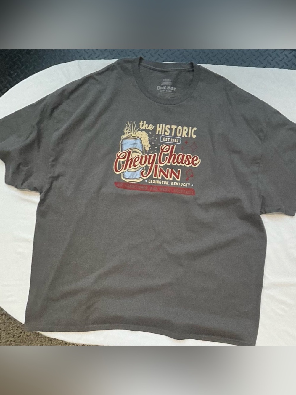 Chevy Chase Inn Graphic Tee - Charcoal Gray